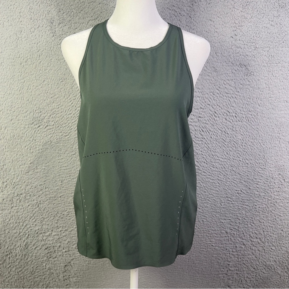 Lululemon Tank Top Womens 6 Green Swift Ventilated Running Athletic Preppy